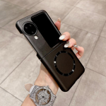 Luksuslik &uuml;li&otilde;huke metallist v&auml;rviga telefoni&uuml;mbris OPPO jaoks Find N3 Flip N2 Flip Magnetic Wireless Charge Matte s&otilde;rmej&auml;ljevastane kate k&otilde;va arvuti kest For OPPO Find N3 Flip must