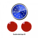 Helendav automobiilide m&otilde;&otilde;dikkell, mini auto &otilde;hutusava, veekindel kvartskell klambriga &otilde;hutusavaga, kell autotarvikute stiilimiseks