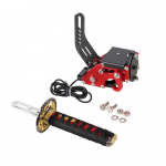 15CM/26CM Katana K&auml;sipidur Samurai M&otilde;&otilde;k K&auml;sipidur USB G25/27/29 T300 T500 PC SIM-i v&otilde;idus&otilde;idum&auml;ngude jaoks Must&Punane ilma klambrita