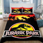 Dinosaurused Jurassic Park 3D Prinditud Voodipesukomplekt &Uuml;he-, Twin-, T&auml;is-, Queen-, King-suuruses Voodikomplekt T&auml;iskasvanu Laste Magamistoa Voodipesu Kingitus 150X200cm-3pcs