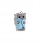 Kawaii 3D flokeerimisega kassi v&otilde;lu armas koomiksikassi ornament k&otilde;rvar&otilde;ngas v&otilde;tmehoidja ripats aksessuaarid isetegemise k&auml;sit&ouml;&ouml; ehted