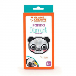Kit Diamant mosaique Panda - Graine Creative - Enfant - Rouge - 6 ans - Blanc