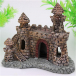 Polyresin Tower Castle Akvaariumi Ornament Akvaariumi Decoration Accessories