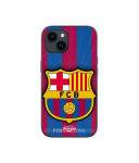 Coque de t&eacute;l&eacute;phone - FC Barcelona - Iphone 13 - Souple - Silicone - Logo sportif