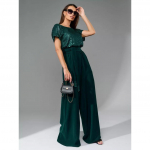 Naiste Pulm Pruut Pruutneitsid Elegantne Peo Litritega L&uuml;hikeste Varrukatega Pikk Jumpsuit Playsuit L armee roheline v&auml;rv
