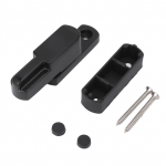 Aknaraami lukk alumiiniumsulamist T-t&uuml;&uuml;pi l&uuml;kandakna riiv Lapsekindel turvalukk kodu jaoks must