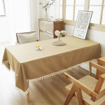 Zen-stiilis puuvillane ja linane laudlina &ndash; tolmukindel, &uuml;hev&auml;rviline s&ouml;&ouml;gi-, tee-, kohvi-, televiisorikapi v&otilde;i konverentsiruumi jaoks 140x200 cm