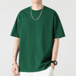Puhast puuvillast retro avara vormiga lihtne T-s&auml;rk, l&uuml;hikeste varrukatega vabaaja stiil 3XL
