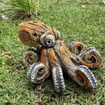 Kapriisne kaheksajala skulptuur - Mitmek&uuml;lgne sise- ja v&auml;lisdekoratsioon, realistlik vaikskulptuur terrasside, tekkide, kontorite ja piirete jaoks octopus