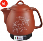 T&auml;isautomaatne elektriline Hiina meditsiini keedupott &ndash; lilla liivaga pajapann koduseks kasutamiseks Natural Ceramic Heating Element