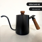 304 roostevabast terasest kohvikann t&auml;ispuidust k&auml;epidemega, kitsa tilaga, 600 ml