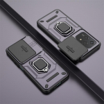 P&otilde;rutuskindel Armor &uuml;mbris Honor 200 Lite jaoks Kaitsekate Honor 200 Pro jaoks R&otilde;ngas Magnetiline hoidik Coque Fundas Capa For Honor 200 Lite must