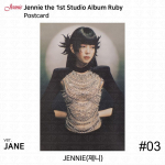 Jennie 1. stuudioalbum Ruby Ametlik fotokaart Postkaardi plakatipilet KPOP Postcard #3 (Jane ver.)