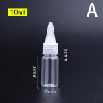 10-200 ml plastist pigistatav tilguti pudel keeratava korgiga l&auml;bipaistvad silmad vedela tindi &otilde;li tilguti pudelid v&auml;rvi pigmendi konteiner 10ML