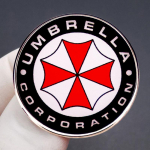 Resident Evil Biohazard Umbrella Corp Pross M&auml;ng Pin Alloy Badge