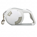 16,4 jalga kokkut&otilde;mmatav koerarihm Kerge automaatne valgusega koerarihm valge kutsika jaoks