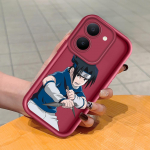 Pehme silikoonist ruudukujulise redeli mustriga telefoni&uuml;mbris, t&auml;ielikult kattev, kaamera p&otilde;rutuskindel kaitse, kummist &uuml;mbris Vivole Vivo X100 Pro tumepunast v&auml;rvi