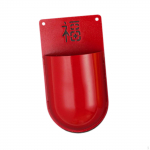 Chinese Style Wall Mounted Incense Burner Rack Decorative Easy to Install Multi-use punane