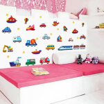 Multifilm Autod Traktor Veoauto Kleepsud Seinakleebised Laste Toa Kaunistus Ise Tee Auto Kunst Laste Kingitus Scrapbooking Kleepsud