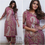 India Naiste Viskoos Kurta P&uuml;ksikomplekt Disainer Peoriided Bollywood &Uuml;laosa Tuunika Kurti SC-2118 M-38
