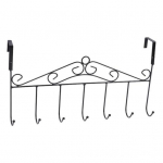 Seinale paigaldatav riidenagi konksudega Vastupidav konstruktsioon Suur kandev&otilde;ime Lihtne paigaldada M&uuml;tsi R&auml;tikute Riidepuu Konksud Light-duty must