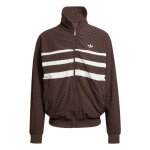 Adidas Originals Monogrammiga treeningjakk Vabaaja Mugav Pehme Mitmek&uuml;lgne Jakk Meeste Jakid Tumehall JP4419 XL