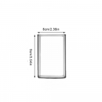 Ruudukujuline lihtne klaastass l&auml;bipaistev k&uuml;lm jook Suure mahutavusega piim mahl tee jook vesi vahutopsid veiniklaas &otilde;lu kohvikruus Clear