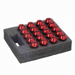 20 tk M12x1.5 Rattapoldid koos v&otilde;tmepesaga, k&otilde;rge k&otilde;vadusega, asendus Ford Focus Gold'ile punane