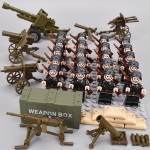 20 tk/partii II maailmas&otilde;ja s&otilde;jalised tegelased II maailmas&otilde;ja s&otilde;durid Rahvusarmee ehitusklotsid Relvad Kokkupandavad klotsid Lastem&auml;nguasjad