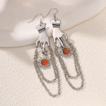 Tuul Naiste Hip Hop Tuule K&otilde;rvar&otilde;ngad Personaliseeritud Peopesa Disain Mikro-paigutusega Juveel Ni&scaron;ik&otilde;rvar&otilde;ngad Mitmek&uuml;lgsed K&otilde;rvar&otilde;ngad