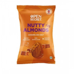 Open Secret Mandlid | 60g Pakk 3 tk | Kuivatatud puuviljad, Mandlid, Premium P&auml;hkline, Kiudainerikas Terved Looduslikud Mandlid, Karamelliseeritud Meresool, 100% Looduslik (Pakis 3)