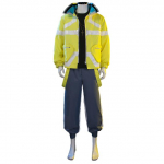 K&uuml;berpunk Edgerunners M&auml;ng Anime David Martinez Cosplay Kost&uuml;&uuml;m Seis Kaelus Jakk kapuuts vabaajar&otilde;ivaste Halloween L