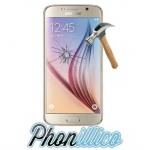 Film de protection - Phonillico - Samsung Galaxy S6 - Verre tremp&eacute; - Transparent - R&eacute;sistant aux rayures