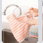 &Uuml;limalt pehme &uuml;lipeenest kiust n&otilde;udepesulapp, suure veeimavusega ja masinpestavad r&auml;tikud Mitmeotstarbelised k&ouml;&ouml;gipuhastustooted 10PCS