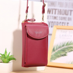 Uus mood naiste v&auml;ike telefonikott Nahast Crossbody &otilde;lakott Mini k&auml;ekoti rahakott 17.5*4.5*10.5cm