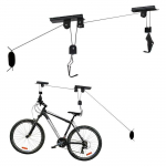 Wiltec Jalgratta t&otilde;stukitugi 20 kg, 77 x 45 mm / 84 x 250 mm, Jalgrattahoidik, Garaaži hoiuriiul, Lae t&otilde;stuk valge