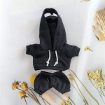 Labubu Vabaaja Dressipluusikomplekt Labubu 15/17cm Nukuriided Moekas Mugav Spordikost&uuml;&uuml;m Kapuutsiga pusa Labubu Aksessuaarid Kingitus No Doll