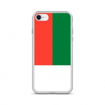 Coque pour iPhone - PIXELFORMA - iPhone 6 - Drapeau de Madagascar - Silikoonist supp - Design l&eacute;ger
