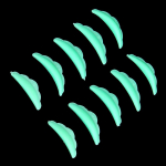 5 paari Lash Lift t&otilde;stvad lokirullid, silikoonkilbid, mitmev&auml;rvilised korduvkasutatavad padjad roheline