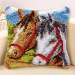 Nicediy Loomamustriline Tikand Heegeldamine Latch Hook Vaiba Komplekt DIY Matt Vaiba Komplektid Tarvikud Vaiba Tikand Kudumine K&auml;sitsi Valmistatud Toa P&otilde;rand