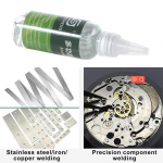 Ise isetegemise tarvikud 60G jootevoog, vedel joodised Vesi roostevabast terasest galvaniseeritud lehe/vase/rauda/patareide keevitamiseks