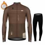 2025 Uus Gobikful - Meeste Jalgrattariiete Komplekt, Termiline Villane Pikk Villane Komplekt ja Pikad P&uuml;ksid V&auml;litingimustes M&auml;girattas&otilde;iduks 5XL