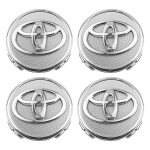 4tk 56/60mm Auto Ratta Keskkapslid Rummu Kapslid Embleem Stiilimine Toyota Corolla Yaris Prius RAV4 Camry Hilux Auris Avensis Avalon jaoks 56MM-Silver