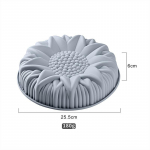 Suured silikoonist koogivormid magustoiduvormid Suured p&auml;evalillest kondiitrivormid