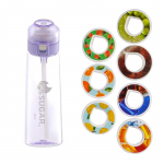 Pudelikomplekt, joogipudel 650 ml maitsestatud kaunadega, veepudelikomplekt j&otilde;usaalis treenimiseks, kool One Size