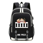 Riman ONE PIECE one piece perifeerne seljakott, noorte suure mahutavusega koolikott USB arvutikott 16 inch black