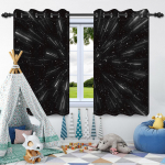 2 tk Kuu T&auml;hed Akna Kardinad Laste Magamistuba Kodu Elutuba Kaunistus Pimendav Kardin Soojusisolatsioon M&uuml;rasummutus 60x140cm 2pcs