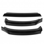 K SEEK DESIGN 3tk Esipamperi Splitter Huul Sobib MK5 6R Standard PreFacelift 20092014(L&auml;ikiv must )