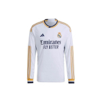 adidas Real Madrid 23/24 Pikkade varrukatega Kodune Autentne S&auml;rk Valge Meeste Streetwear IA9978 XXXL