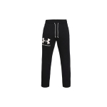 Under Armour Rival Terry Kontrastse Logoga Hingavad Treeningp&uuml;ksid Meestele Must 1361644-001 L